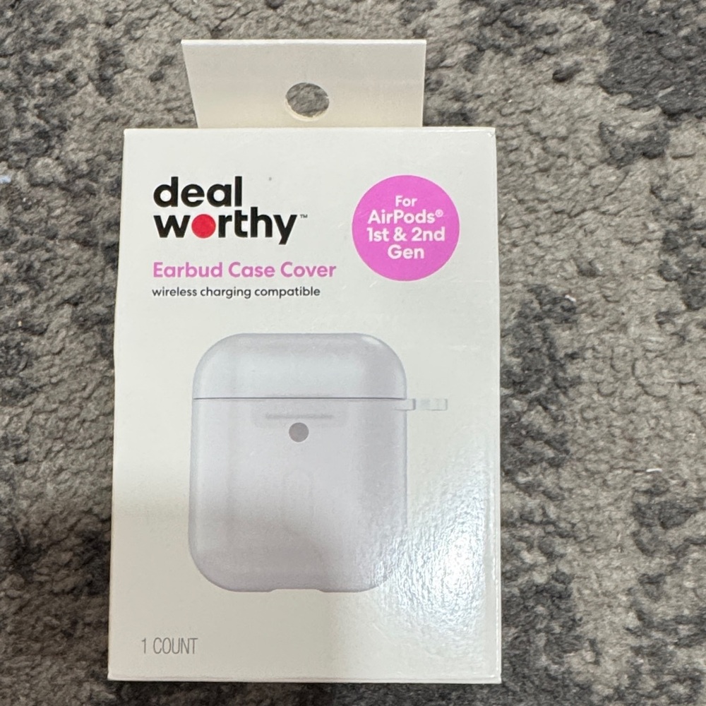 Deal Worthy Earbud Case Cover for AirPods